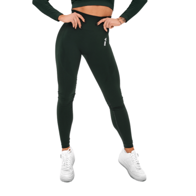 Női  leggings Boco Wear Bottle Green Cropped zöld 