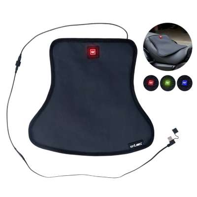 Fűthető ülésvédő W-TEC HEATsaddle, egyenletes hőeloszlás, csúszásmentes felületkezelés, rugalmas pántok, 3 fűtési szint