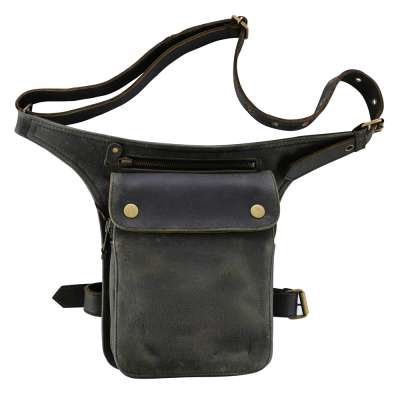 Combtáska W-TEC Tzoler, 3 külső cipzáras zseb, állítható hosszúságú pánt, dombornyomott W-TEC logó