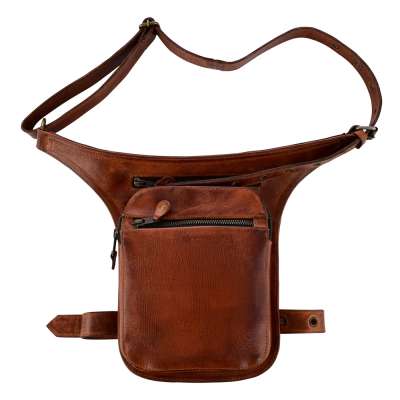 Combtáska W-TEC Karua, 3 külső cipzáras zseb, állítható hosszúságú pánt, dombornyomott W-TEC logó