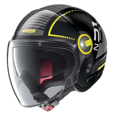Bukósisak Nolan N21 Visor Runabout Metál Fekete-Sárga 