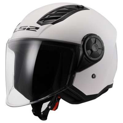 Bukósisak LS2 OF616 Airflow II Solid Gloss White 