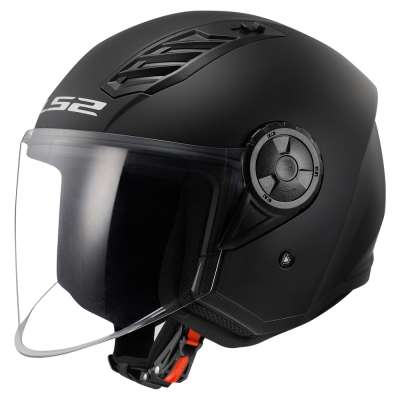 Bukósisak LS2 OF616 Airflow II Solid Matt Black 