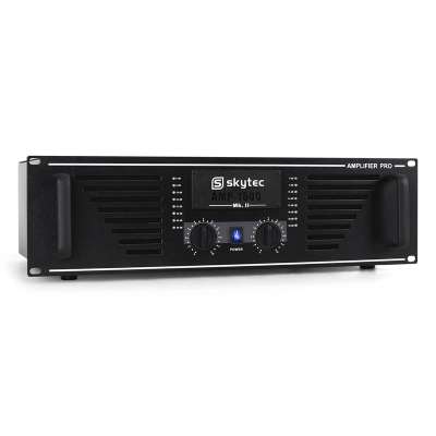 Skytec AMP–1500 PA–erősítő 2400W fekete végfokerősítővel
