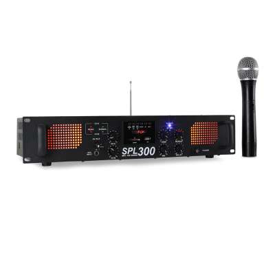 Skytec SPL 300VHF, 300 W, erősítő, USB, SD, MP3