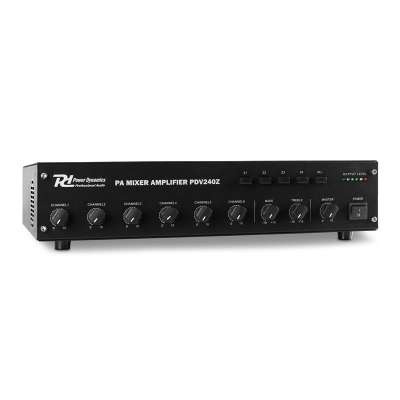 Power Dynamics PDV240Z, 240 W, 6-csatornás PA erősítő