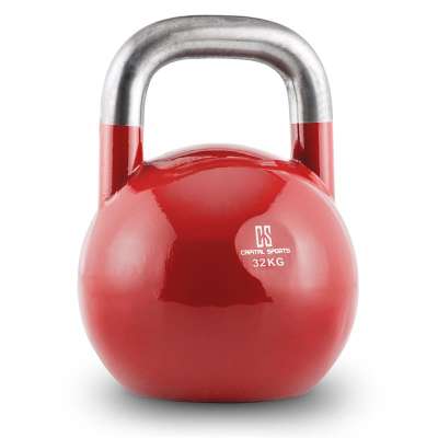 Capital Sports Compket 32, 32kg, piros, kettlebell súlyzó, gömbsúlyzó