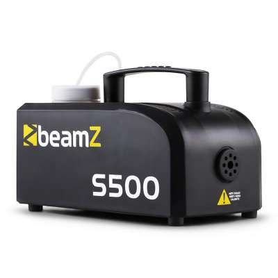 Beamz S500 új kiadás, 500 W, füstgép, 50 m³, 250 ml füstgép folyadék