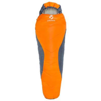 Yukatana Cabrilho, narancssárga, 300 g/m², múmia hálózsák, fiataloknak, bélés üreges szálakkal