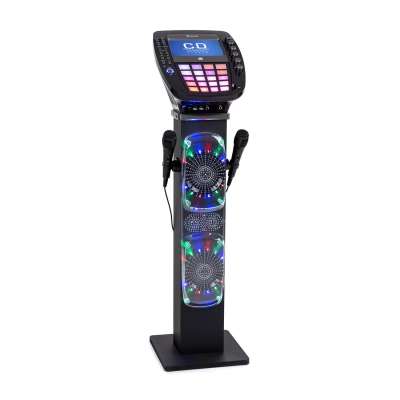 Auna KaraBig karaoke rendszer, bluetooth, LED 7'' TFT, CD, USB, beépített hangszóró
