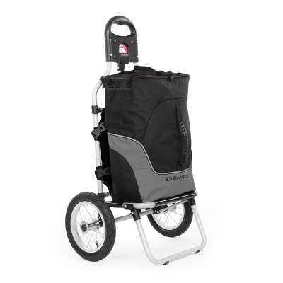 DURAMAXX Carry Grey, biciklis kocsi, kézikocsi, max. teherbírás 20 kg, fekete-szürke
