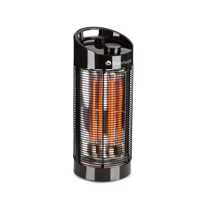 Blumfeldt Heat Guru 360, állványos hősugárzó, 1200/600 W, 2 fűtési fokozat, IPX4, fekete