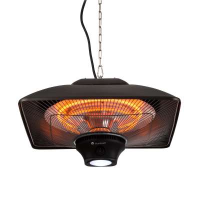 Blumfeldt Heat Square, infravörös hősugárzó, 1000 / 2000 W, szén fűtőtest, IP34, LED