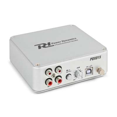 Power Dynamics PDX015, phono előerősítő, ezüst