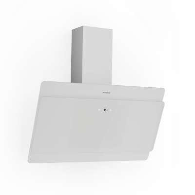 Klarstein Aurica 90, páraelszívó, 90 cm, 610 m³/ó, LED, érintőképernyős, üveg, fehér