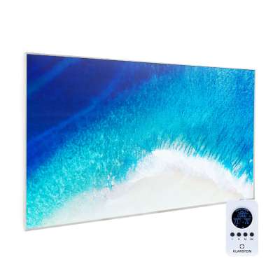 Klarstein Wonderwall Air Art Strand, infravörös hősugárzó, 101 x 60 cm, 600 W, falra szerelhető