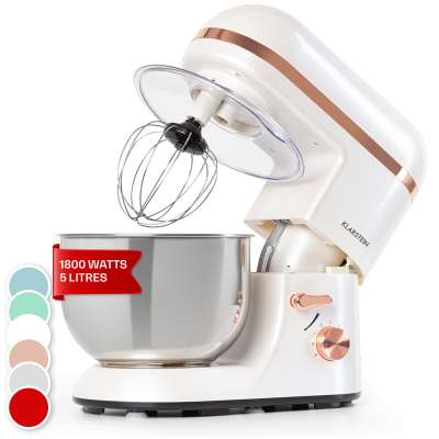 Klarstein Bella Elegance, konyhai robotgép, 2000 W, 1,7 PS, 6 fokozat, 5 L