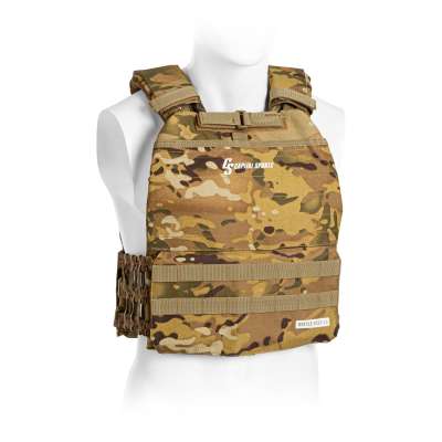 Capital Sports Battlevest 2.0, súlymellény, 2 x 8,75 lbs (4,0 kg) súly, camo