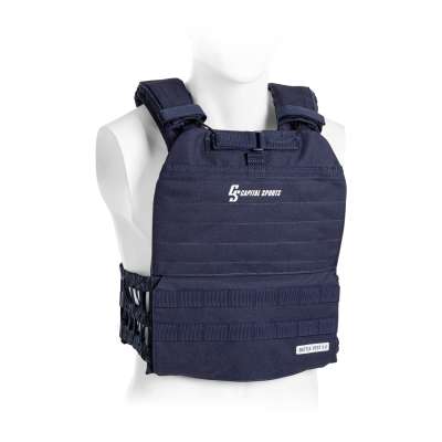 Capital Sports Battlevest 2.0, súlymellény, 2 x 8,75 lbs (4,0 kg) súly, kék
