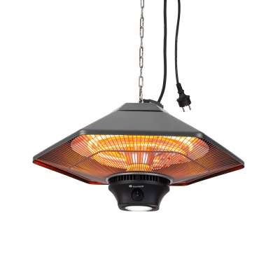 Blumfeldt Heat Hexa, infravörös hősugárzó, 800/1200 W, halogén, IP34, LED, bronz