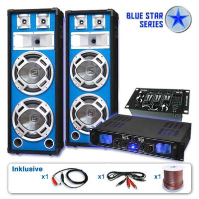 Electronic-Star BLUE STAR SERIES BASSKERN USB HANGOSÍTÓ KÉSZLET, 2800 W