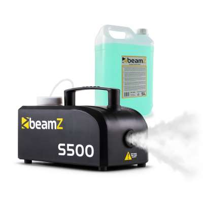 Beamz S500 New Edition, ködgép, mellékelve ködfolyadék, 500 W, 50 m³/perc
