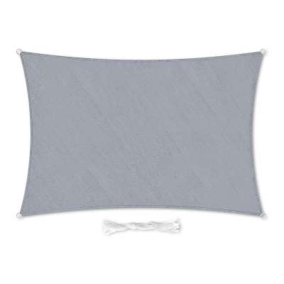 Blumfeldt Derékszögű napellenző, 2x4 m, rögzítő gyűrűkkel, poliészter, légáteresztő