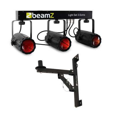 Beamz 3-Some,világítószett, 4 részes, LED