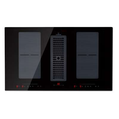 Klarstein Full House Down Air System, indukciós főzőlap + páraelszívó, 477 m³/ó, A energiahatékonysági osztály