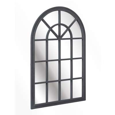 Casa Chic Savile, ablak alakú francia tükör, fa keret, 120 x 80 cm