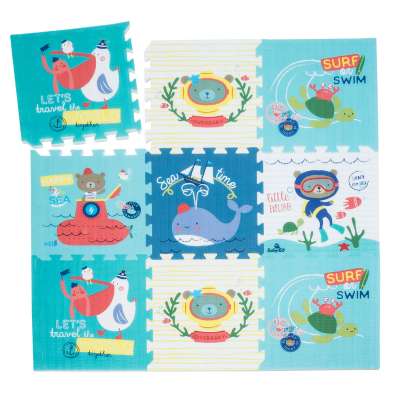 Babify Játszószőnyeg, játékkal, 9 db, bolygó motívummal 