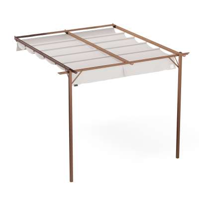 Blumfeldt Pantheon Wall Pergola, fali pergola, 3 x 3 m, porszórt acél, időjárásálló