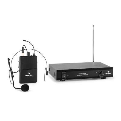 Auna Pro VHF-1-HS 1-csatornás VHF headset mikrofon készlet 50m