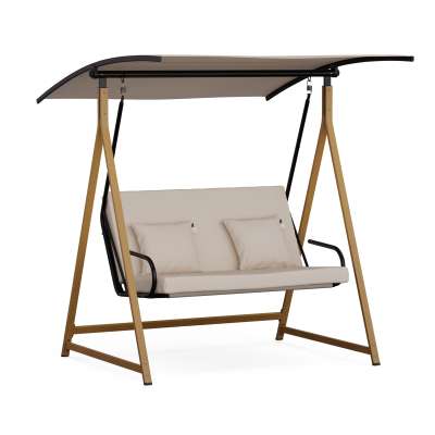 Blumfeldt ZenGrove, hollywoodi hinta, 2 üléses, egyénileg állítható, porszórt acél, időjárásálló