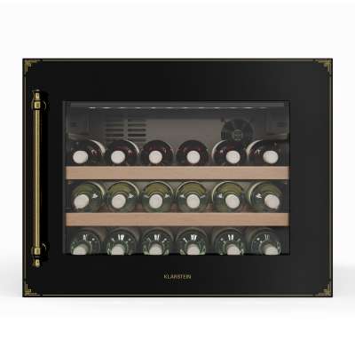 Klarstein Vinsider Victoria 28 borhűtő, 28 palack, érintés, UV-védelem, LED, csendes, 2 polc, 2 polc