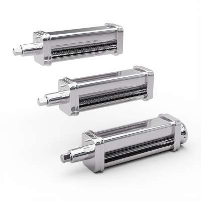 Klarstein Chiara tésztakészítő tartozék, 3 az 1-ben funkció, 8 fokozat, rozsdamentes acél, kompatibilis