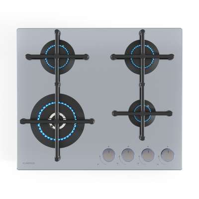 Klarstein Illuminosa 4 gáz főzőlap 4 égő Sabaf rozsdamentes acél égő