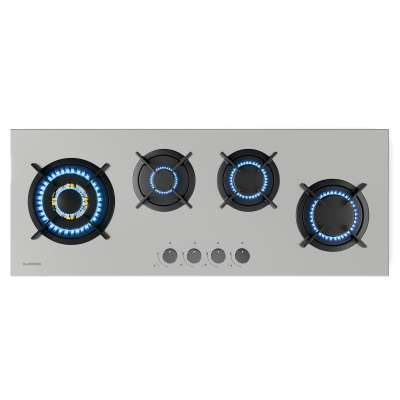 Klarstein Goldflame 4 Slim gáz főzőlap, 4 égő, folyékony vagy földgázhoz, elektromos gyújtás