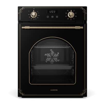 Klarstein Victoria beépített sütő 45 cm 49 l fekete