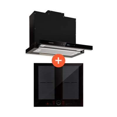 Klarstein Gourmet duo, páraelszívó és indukciós főzőlap, erős és modern