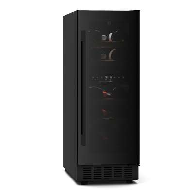 Klarstein Velaire pult alatti borhűtő, modern, elegáns, UV-védelem, Kétzónás, 17 palack