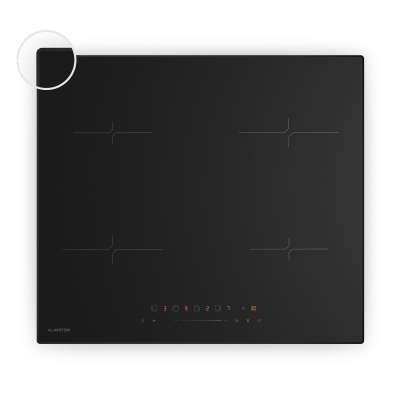 Klarstein Velaire indukciós főzőlap, elegáns, minimalista, nagy teljesítményű, 4 főzőzóna, 7000 W, 60 cm