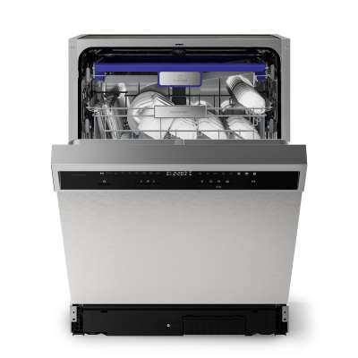 Klarstein Verosteel beépíthető mosogatógép | Minimalista, hatékony, elegáns | EEC A | 60 cm