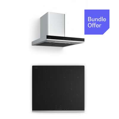 Klarstein Verosteel indukciós főzőlap + Verosteel páraelszívó | 60 cm