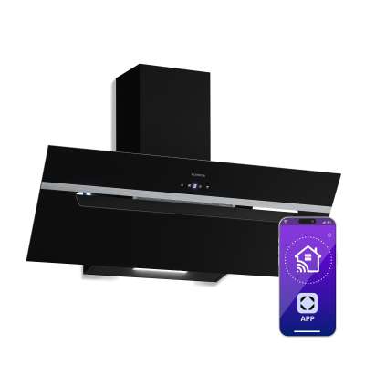 Klarstein BigBite ferde páraelszívó | elszívó és keringtető üzemmód | biztonsági üveg | 417m³/h | 90cm