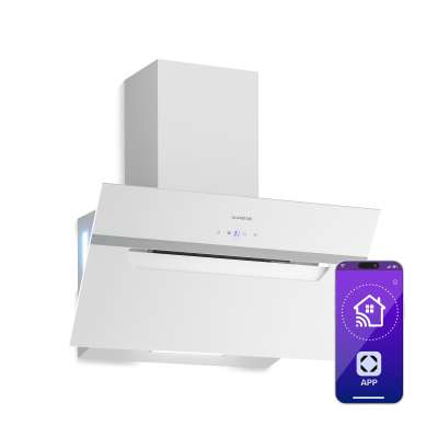 Klarstein BigBite ferde páraelszívó | elszívó és keringtető üzemmód | biztonsági üveg | 417m³/h | 60cm