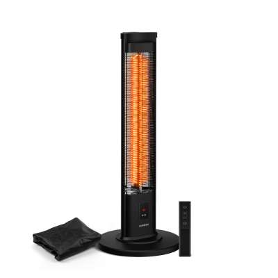 Klarstein BlazeTower infravörös fűtőtest | 2000 W | 15 m² | Erős | 101 cm x 40 cm