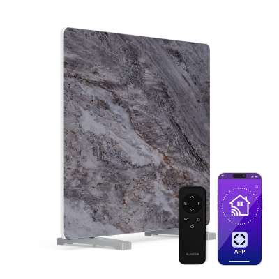 Klarstein MarmoHeat infravörös panel | 420 W | 6 - 12 m² | márvány design | 70 cm x 63 cm