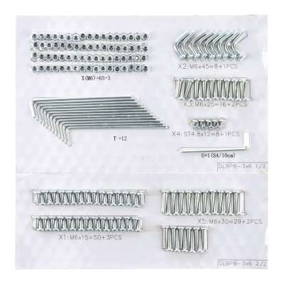 NA csavarkészlet - Mondo 3 x 6