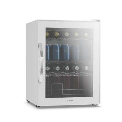 Klarstein Beersafe italhűtő tükrös üvegajtóval | 64 x 48 cm | 85 W | 60 liter | Fehér